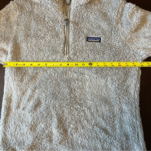Patagonia Women's Los Gatos 1/4-Zip Fleece. Salt grey. Size Medium. - Picture 3 of 10